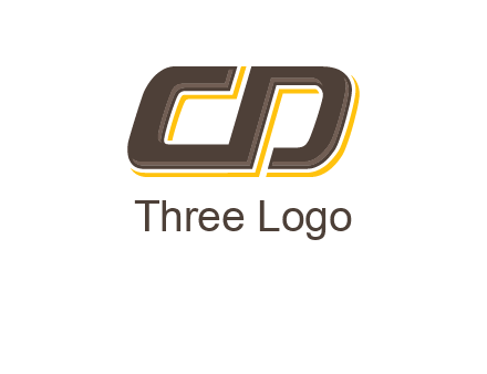 letter C and D forming sideways letter S