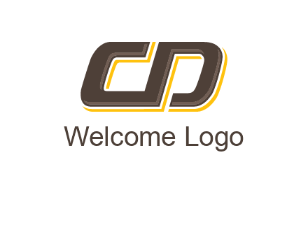 letter C and D forming sideways letter S