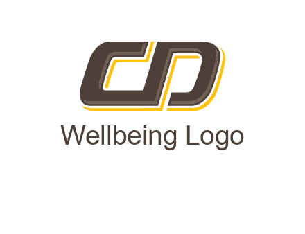 letter C and D forming sideways letter S
