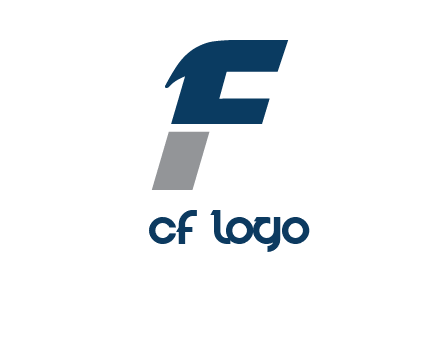 abstract letter C forming letter F