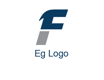 abstract letter C forming letter F