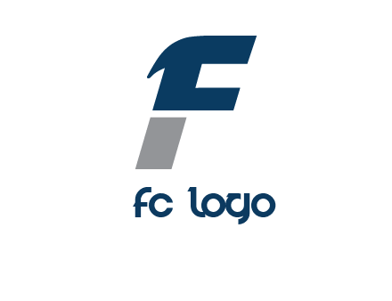abstract letter C forming letter F