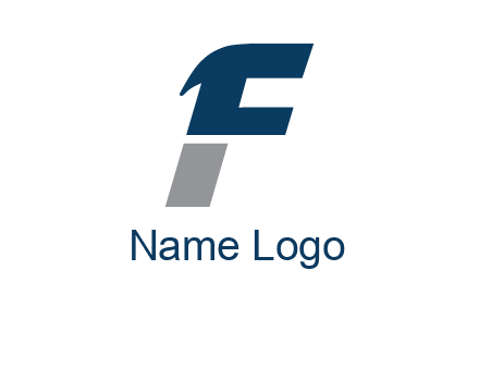 abstract letter C forming letter F