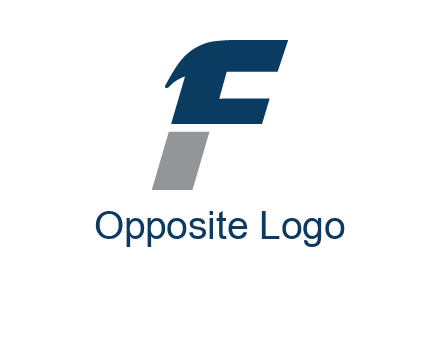 abstract letter C forming letter F