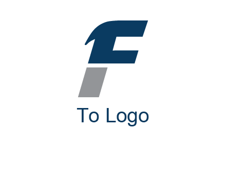 abstract letter C forming letter F