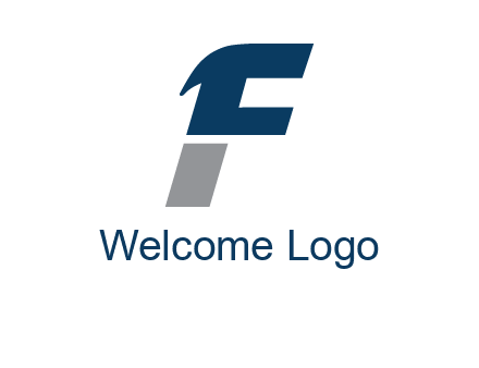abstract letter C forming letter F