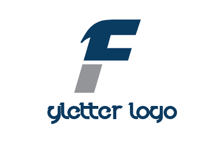 abstract letter C forming letter F