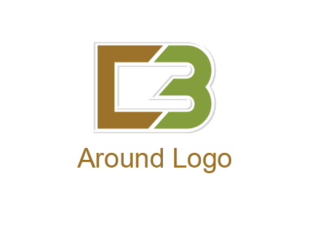 blocky letter C and letter B together