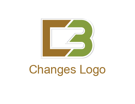 blocky letter C and letter B together