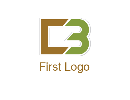 blocky letter C and letter B together