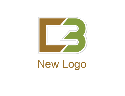 blocky letter C and letter B together