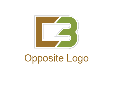blocky letter C and letter B together