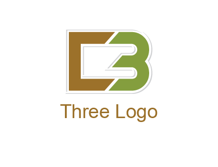 blocky letter C and letter B together