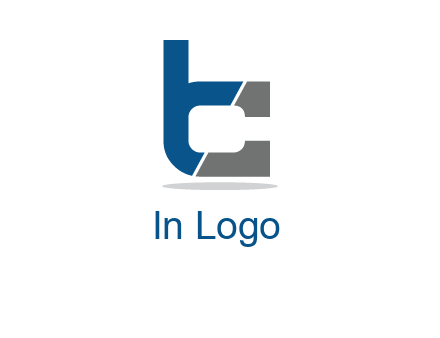 letter B forming letter C