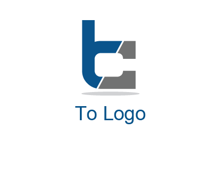 letter B forming letter C
