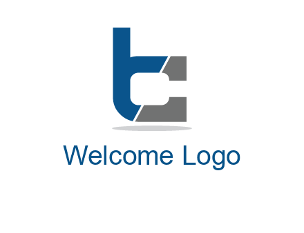 letter B forming letter C
