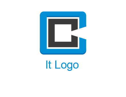 letter C inside letter C