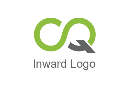 infinity sign with letter Q