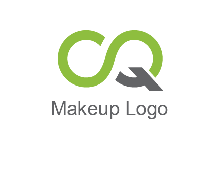 infinity sign with letter Q