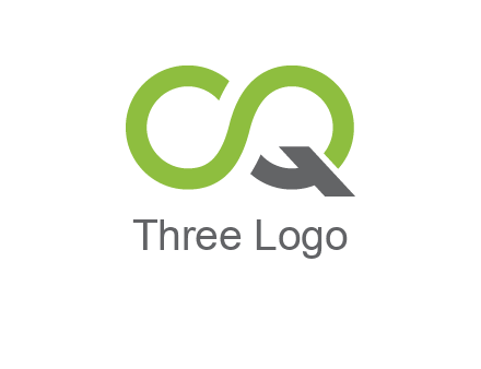 infinity sign with letter Q