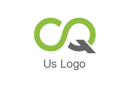 infinity sign with letter Q