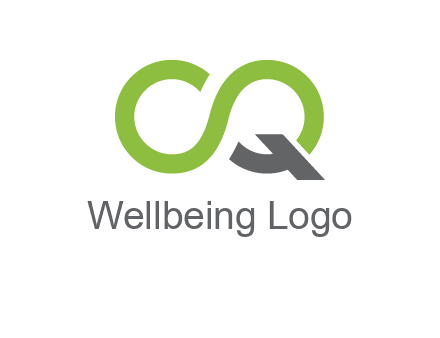 infinity sign with letter Q