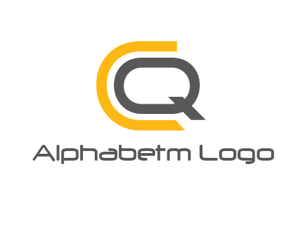 letter Q in letter C