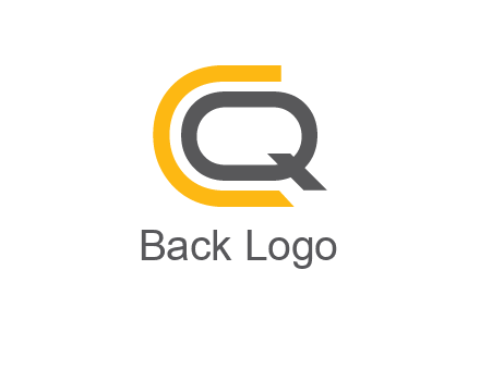 letter Q in letter C