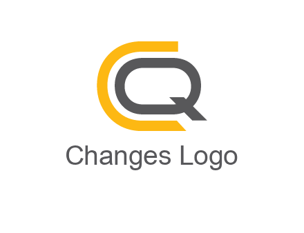 letter Q in letter C