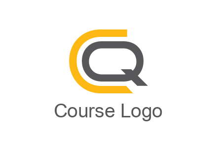 letter Q in letter C