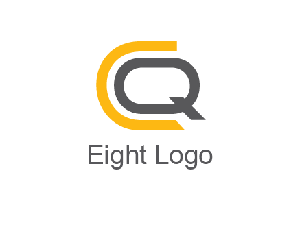 letter Q in letter C