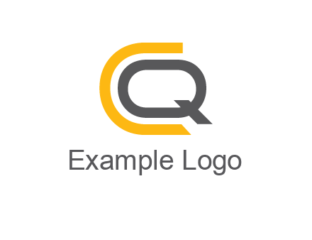 letter Q in letter C