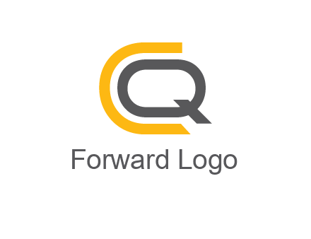 letter Q in letter C