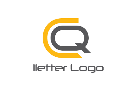 letter Q in letter C
