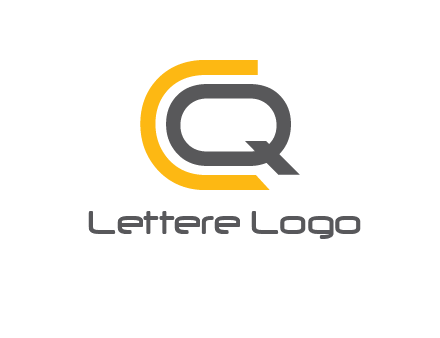 letter Q in letter C