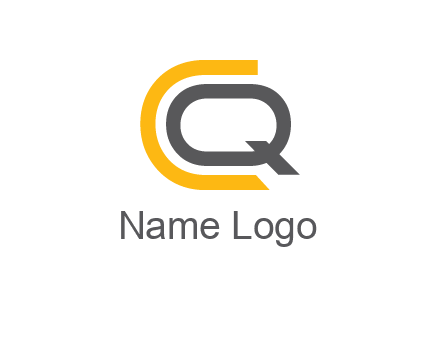 letter Q in letter C