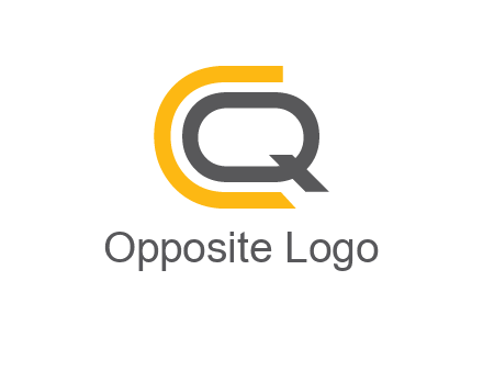 letter Q in letter C