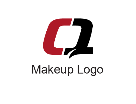 letter Q forming letter C