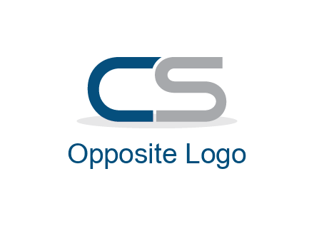 letter C and S forming capsule