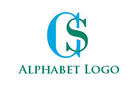 letter S overlapping letter C