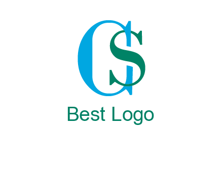 letter S overlapping letter C