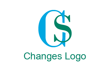 letter S overlapping letter C