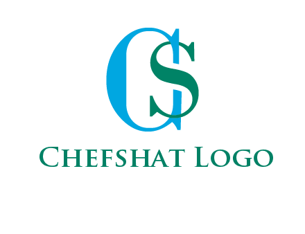 letter S overlapping letter C