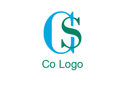 letter S overlapping letter C