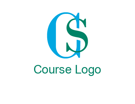 letter S overlapping letter C