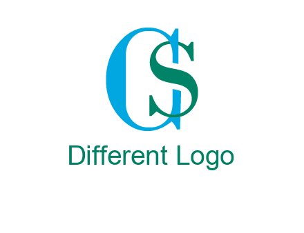 letter S overlapping letter C