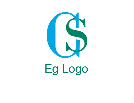 letter S overlapping letter C