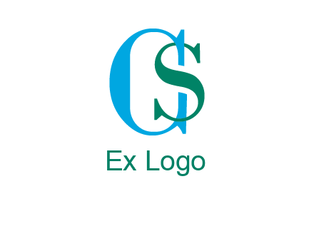 letter S overlapping letter C