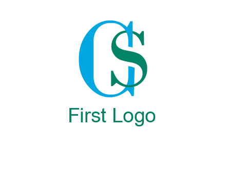 letter S overlapping letter C