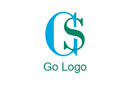 letter S overlapping letter C